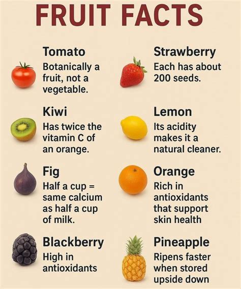 Growing - 🍎 Fun & Healthy Fruit Facts 🍊 Discover surprising facts about