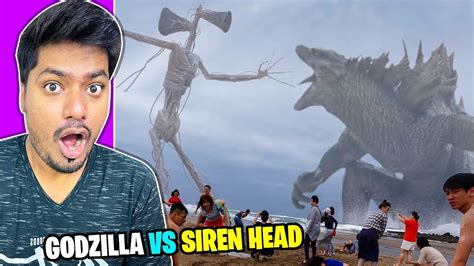 Godzilla Vs Siren Head In Real Life Youtube