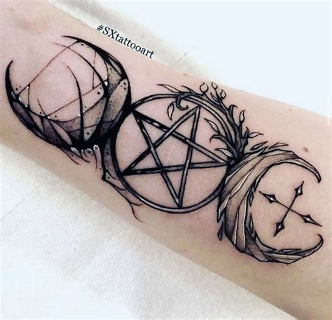 Witchy Tattoo Wiccan Tattoos Wicca Tattoo Witchcraft Tattoos