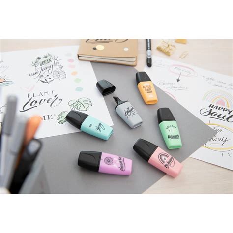 Textmarker STABILO BOSS MINI Pastellove 2 0 10er Pack Seidengrau