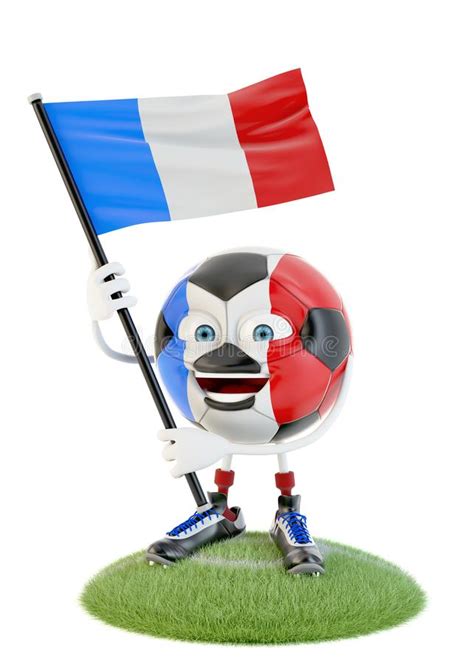 Soccer Ball France Flag Soccer Field Stock Illustrations 893 Soccer