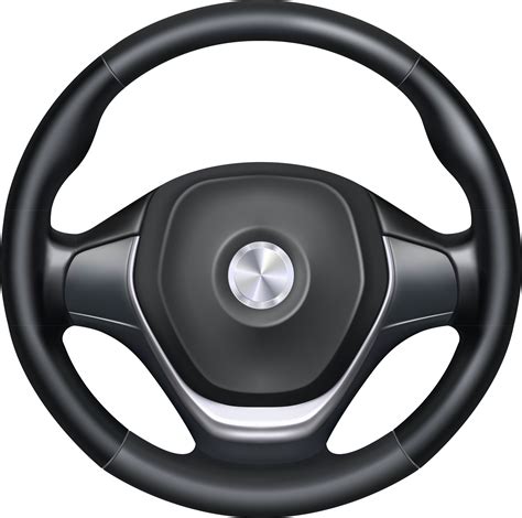 White Steering Wheel Png