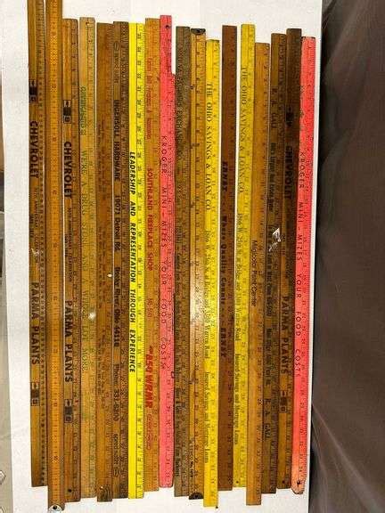 Assorted Yard Sticks - RES Auction Services
