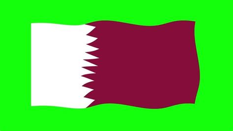 Qatar Flag Stock Video Footage for Free Download