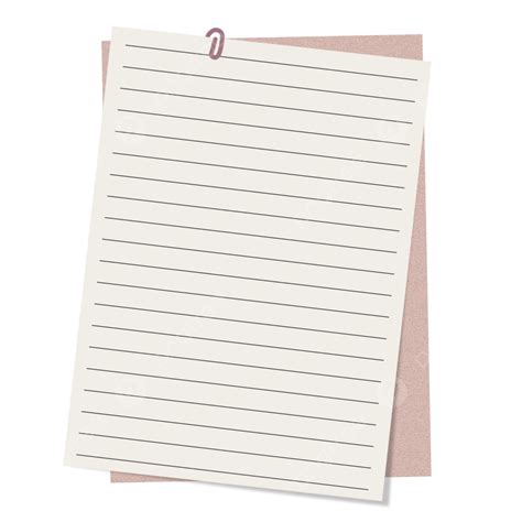 Note Paper Page, Blank Paper, Sheet, Page PNG Transparent Clipart Image ...