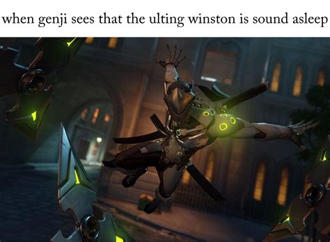 Dont Wake Him Up Genji Roverwatchmemes