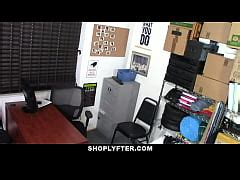 Sexy Blonde Thief Dixie Lynn Gets Her Cooch Fucked Hard By The Perv Officer From Behind Until