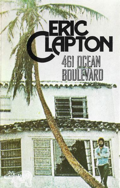 Eric Clapton 461 Ocean Boulevard Black Cassette Black Paper Labels