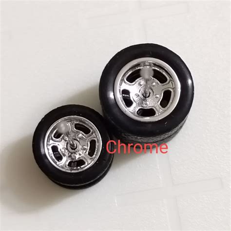 Tayar Getah Rim Rubber Wheels Mm Mm Wheels Hot Wheels Mbx Rim Bintang Bbs Spoke