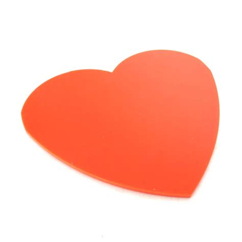 Buy 1pc J415 Red Heart Shaped Acrylic Board Perspex