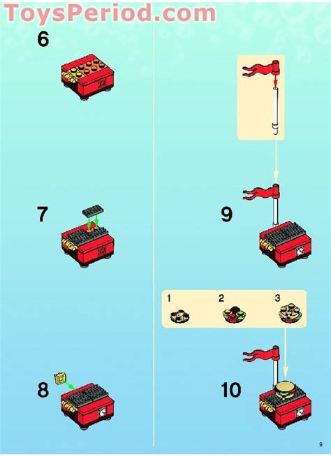 Lego Good Neighbors At Bikini Bottom Instructions And Parts List