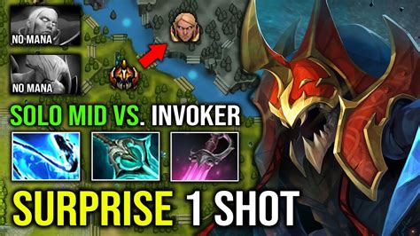 Wtf First Item Harpoon Solo Mid Nyx Assassin Against Invoker Brutal Mana Burn Mind Flare Dota 2