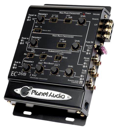 Amazon Planet Audio EC20B 3 Way Electronic Crossover With Remote