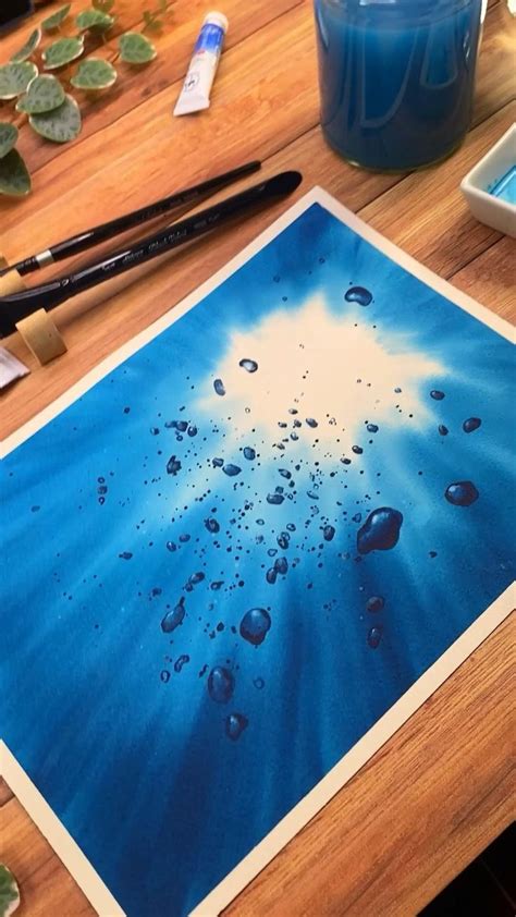 Learn To Paint Underwater Bubbles With Me Watercolor Paintings