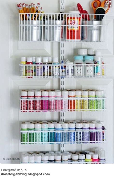 Id Es Pour Ranger Les Tubes De Peinture Amylee Craft Storage