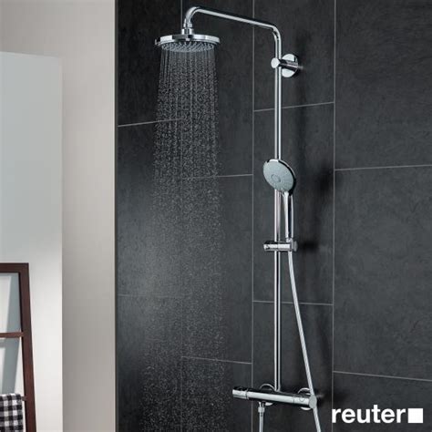 Grohe Euphoria Shower System Thermostat Chrome Reuter