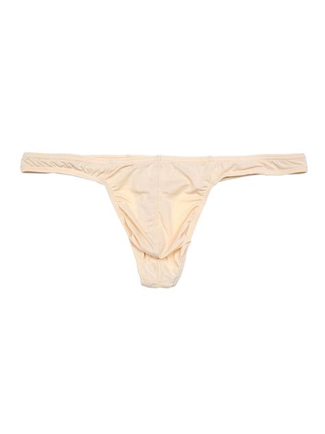 KAMAMEN Mens Sexy G String Thongs T Back Briefs Tangas Breathable Panties Nude 2XL Walmart