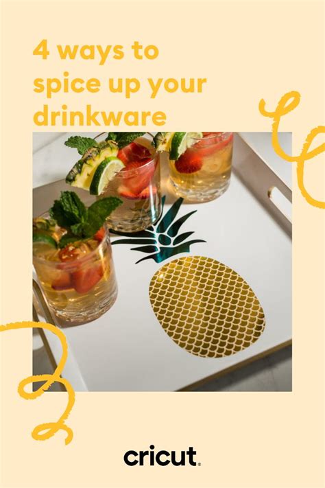 4 Ways To Create Unique Custom Drinkware Cricut Cricut Diy Water