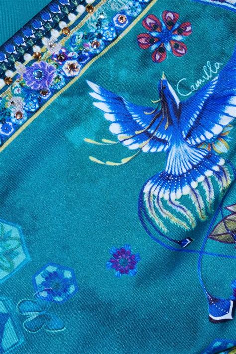 Camilla Crystal Embellished Printed Low Rise Bikini Briefs The Outnet