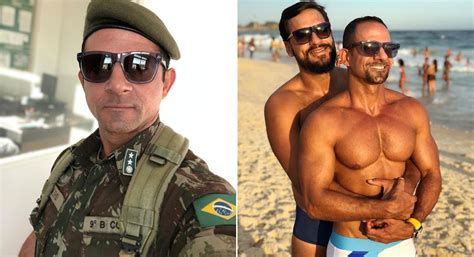 MAJOR GAY DO EXERCITO RESPONDE MILITARES HOMOFÓBICOS QUE CRITICARAM FOTO SEU MARIDO PORTAL