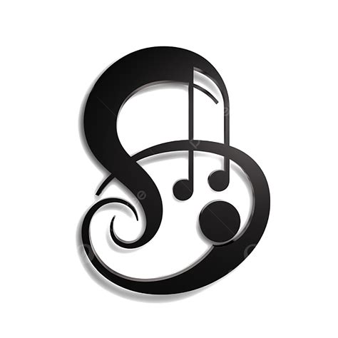 Musical Notes Music Black Abstract Symbol Dot Curve Png Transparent