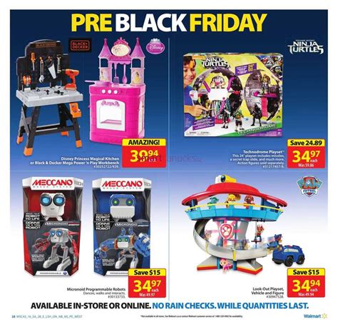 Walmart Canada Pre Black Friday Flyer November To