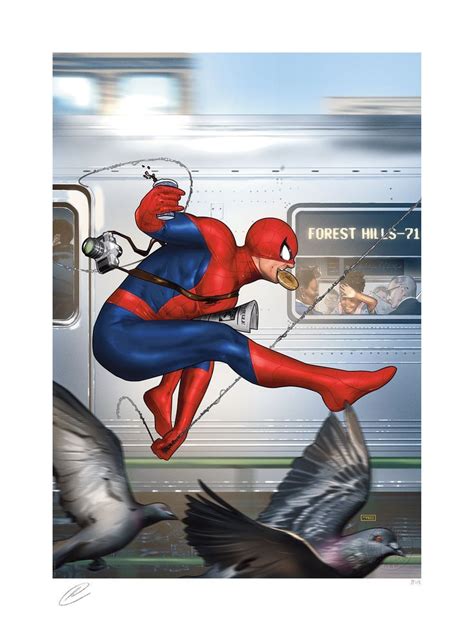 The Amazing Spider Man Fine Art Print By Sideshow Collectibles