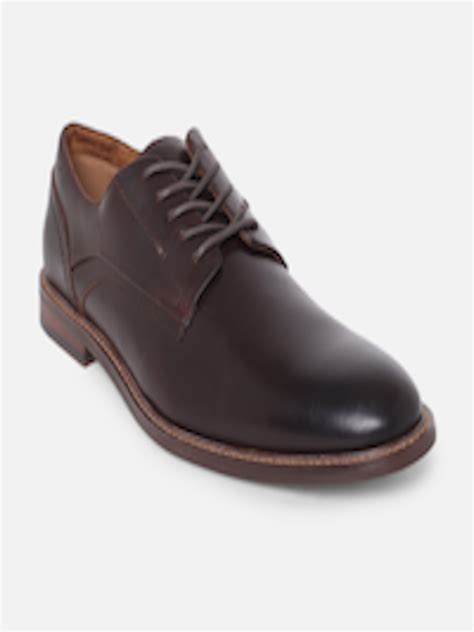 Buy Aldo Men Brown Solid Leather Formal Derbys Formal Shoes For Men 16196498 Myntra