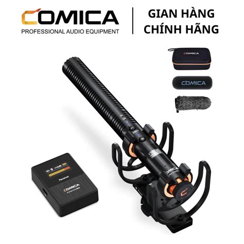 COMICA CVM VM30 Mic Thu Âm Không Dây 2 4Ghz Cho Điện Thoại Máy Ảnh