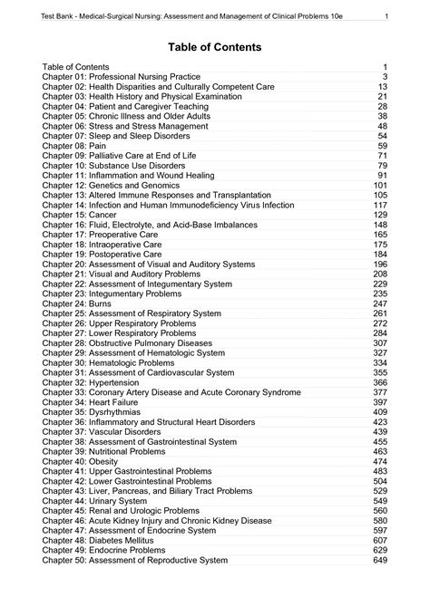 SOLUTION Test Bank Medical Surgical Nursing Studypool