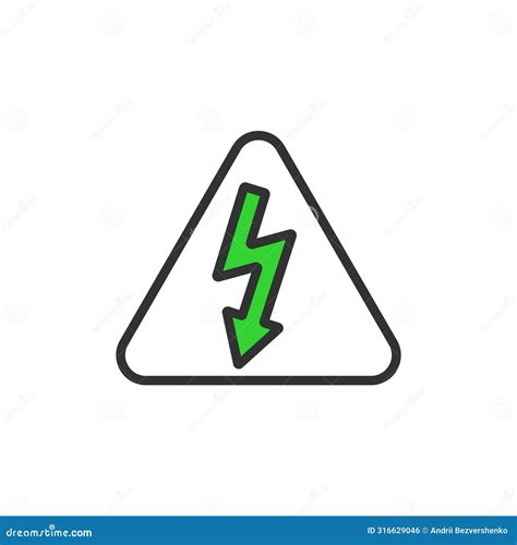 Alert Electrical, In Line Design. Alert, Warning, Electrical, Hazard