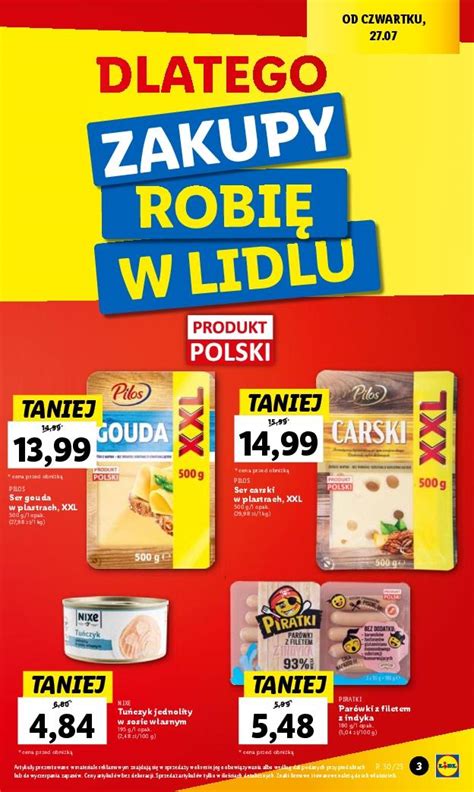 Gazetka Promocyjna I Reklamowa Lidl Lidl Od Czwartku Od 27 07 2023