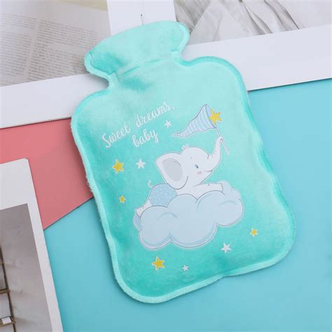 Plush Cartoon Hot Water Bottle Anti Scald Warm Bag Hand Warmer Bag Female Belly Dysmenorrhea