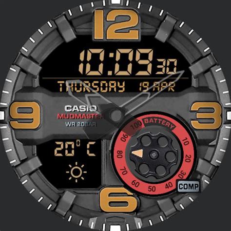 Casio G SHOCK GG1000 V5g WatchFaces For Smart Watches