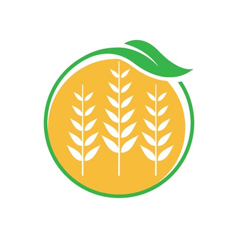 Wheat logo template 34846238 Vector Art at Vecteezy