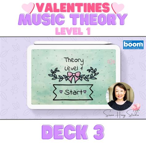 Valentine Music Theory Level 1 Boom Cards Bundle For Beginners Melody