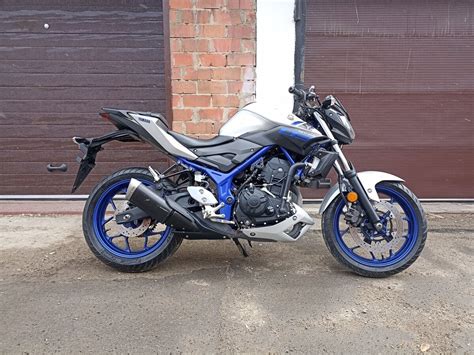 Купить б у Yamaha MT 03 инжектор 6 передач в Иркутске синий naked bike 2015 года по цене 445