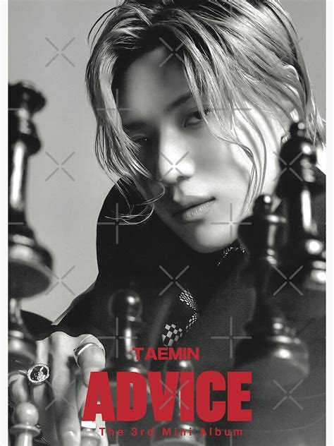 Taemin Advice Poster For Sale By Medante Redbubble