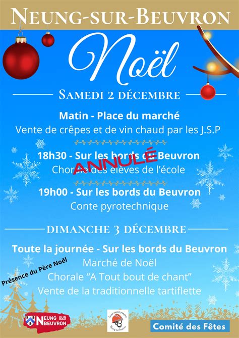 Manifestations Noel Neung Sur Beuvron Site Officiel