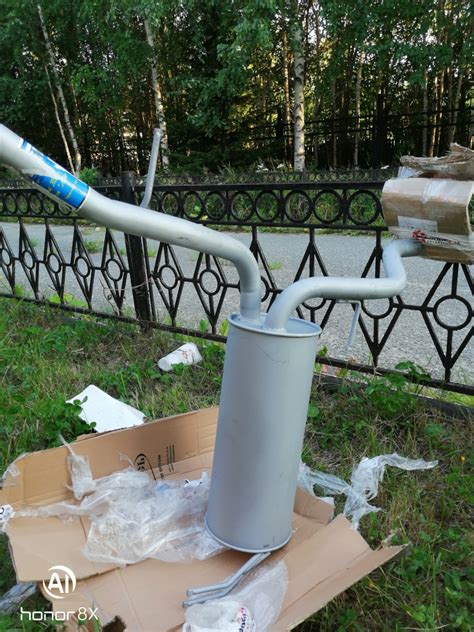 #18 Замена глушителя — FIAT Albea, 1,4 л, 2008 года | расходники | DRIVE2