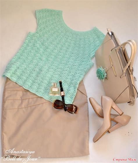 Кофточка "Мятное лето" - Вязание - Страна Мам