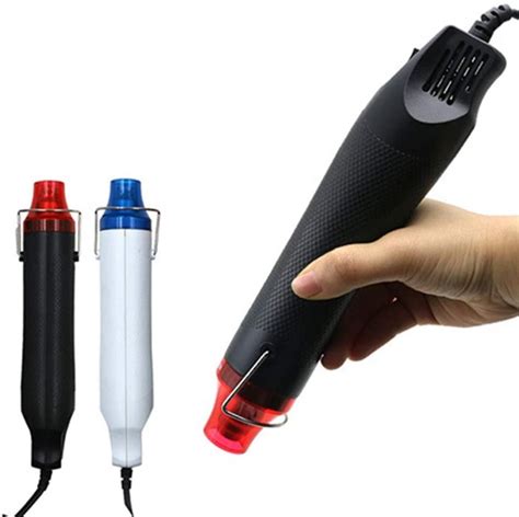 Mini Hot Air Gun Portable Heat Gun With Stand For Diy Embossing Shrink Wrapping Drying Paint