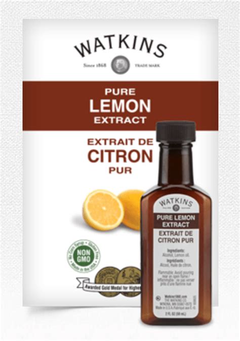 Watkins Pure Lemon Extract 2oz Bottle Hobby Homebrew