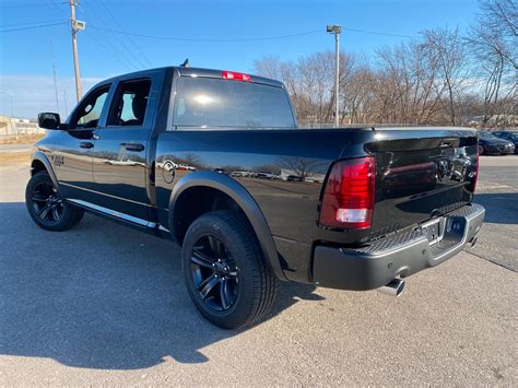 New 2021 RAM 1500 CLASSIC P6X9 DIAMOND BLACK Four Wheel Drive SLT 4X4