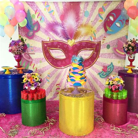 Fiesta Estilo Carnaval Decoraciones E Ideas Bonitas Fiesta Con