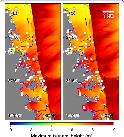 Distributions Of The Maximum Tsunami Height Attributed To A Se3510 And