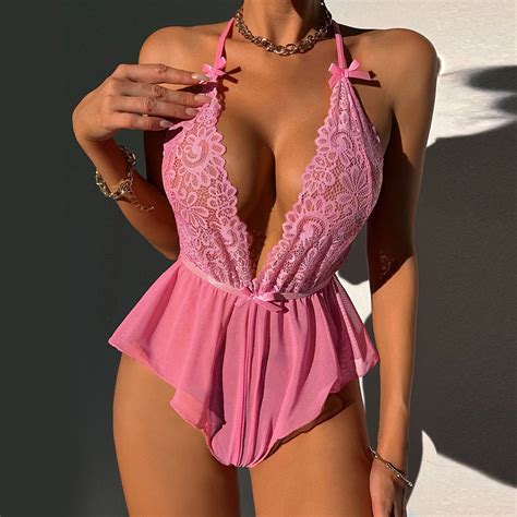 Lingerie Er Tica Sexy Feminina Suti Porn Aberto Bodysuit Sexual Crotchless Vestido Babydoll