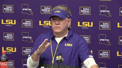 Watch Lsu Brian Kelly Talks His Teams Spring Progress