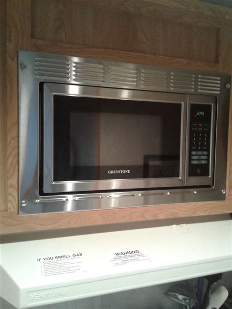 Greystone Built In Rv Microwave 900 Watts 09 Cu Ft Stainless