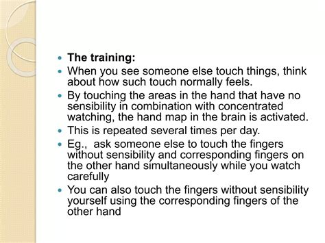 Sensory Re-education | PPTX